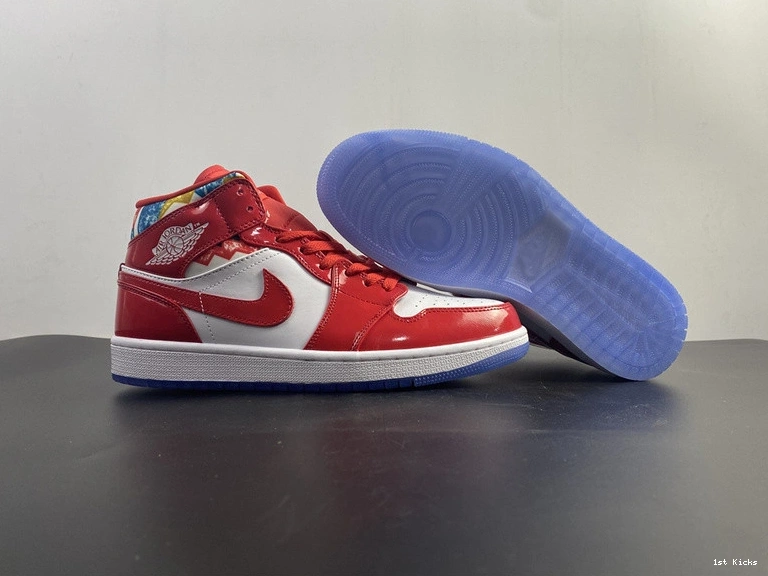 1 Air DC7294-600 Mid Patent Red Jordan 0226